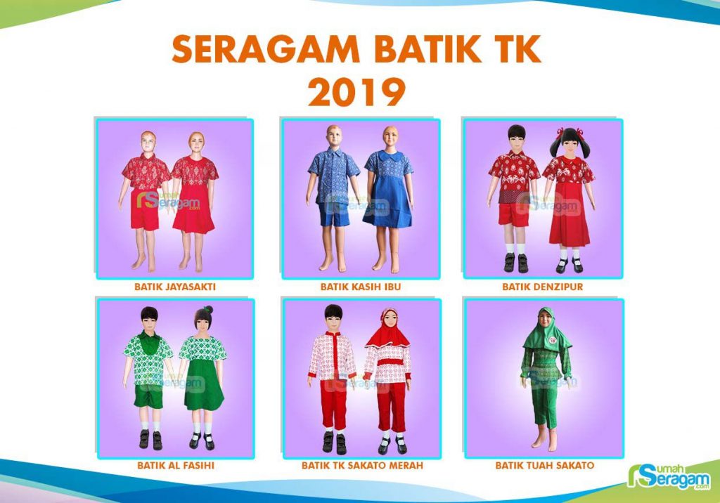 Model Baju Seragam TK Batik