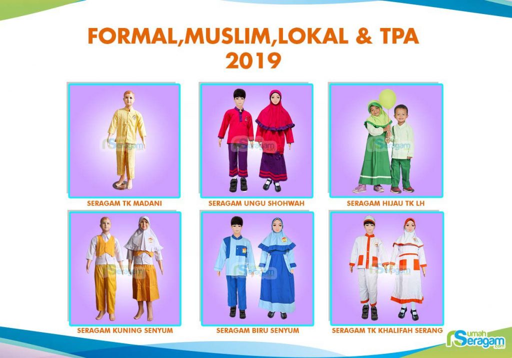 Model Baju Seragam TK Muslim