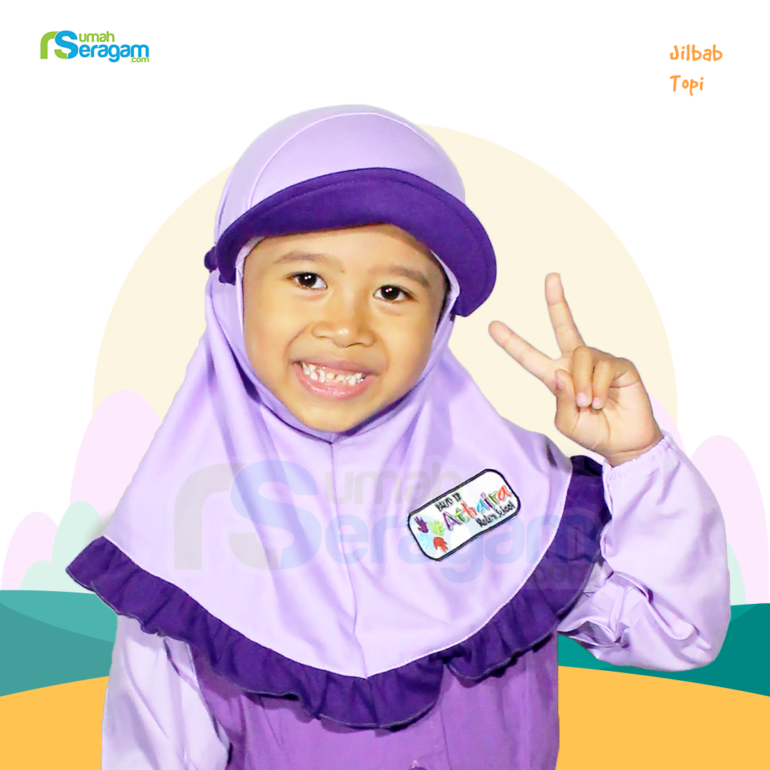 Model Jilbab Anak Terbaru dan Kekinian - Seragam TK